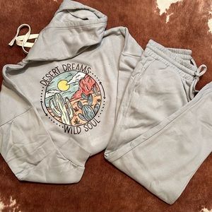 Desert dreams graphic sweat set